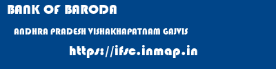 BANK OF BARODA  ANDHRA PRADESH VISHAKHAPATNAM GAJVIS   ifsc code